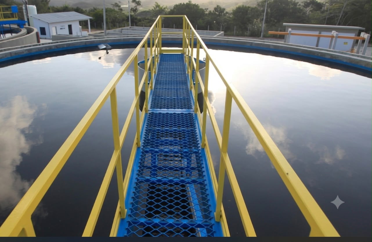 Estação de tratamento de água ampliada